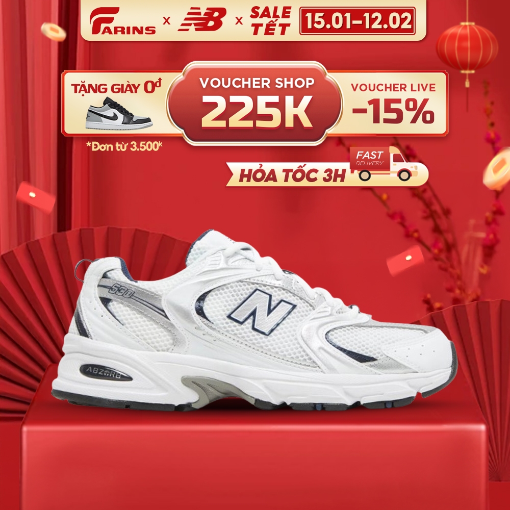Giày thể thao NB530 Navy chính hãng thời trang nam nữ bao check test farins