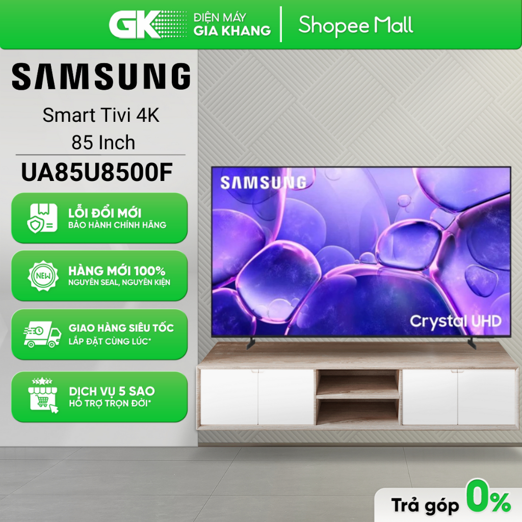 UA85U8500F | UA85BU8000 Smart Tivi Samsung 4K 85 Inch U8500F [Freeship HCM]