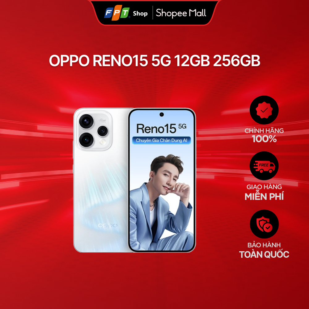 [Chỉ GH tận nơi] OPPO Reno15 5G 12GB 256GB