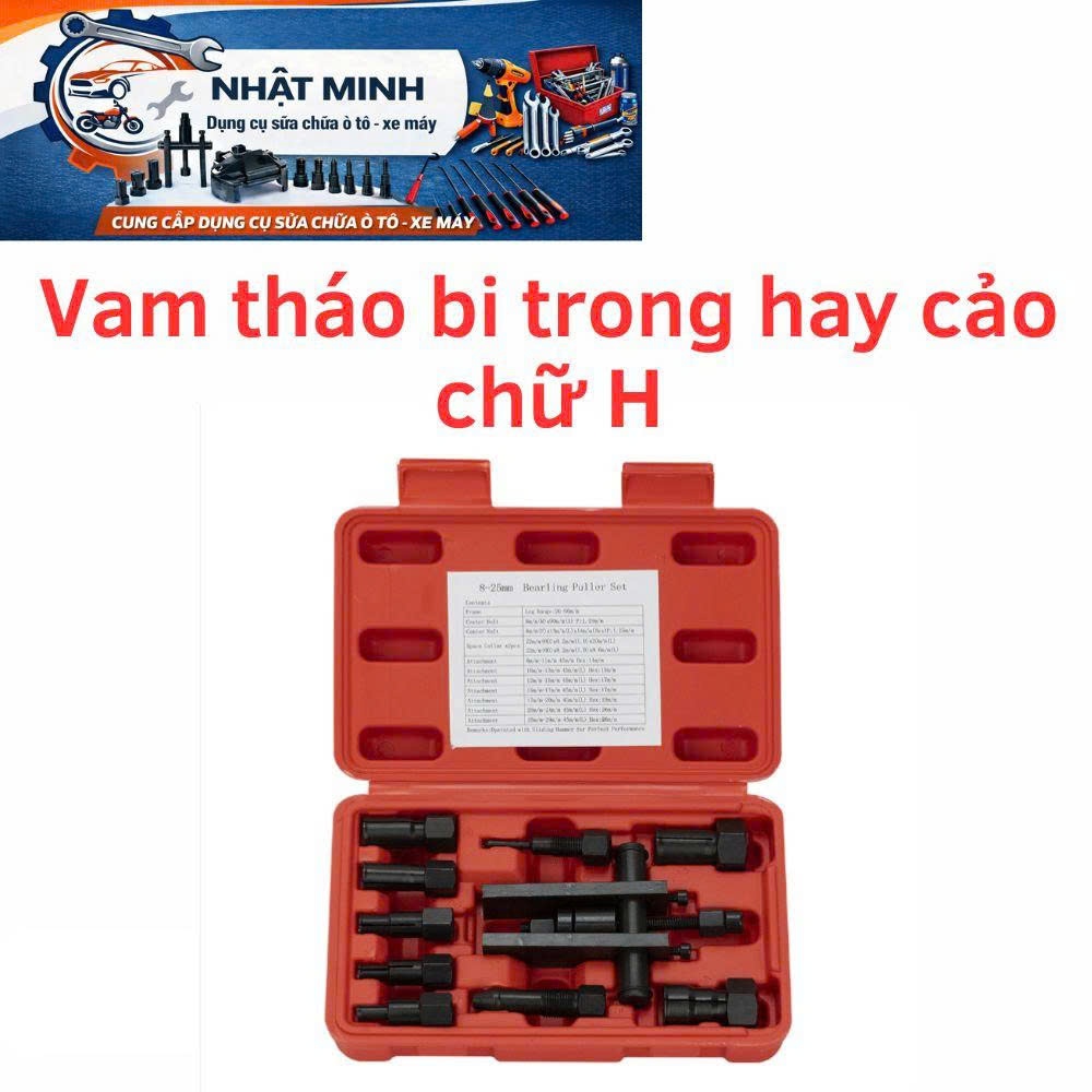 Cảo, vam vòng bi xe máy chữ H, cảo bi 8mm-25mm