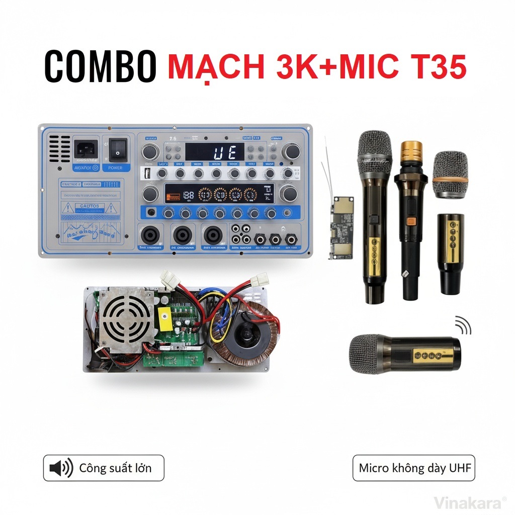 Mạch loa kéo 19x38 ADX31518, 3 kênh ,Kênh full 800w, Kênh sub 600w - phiên bản