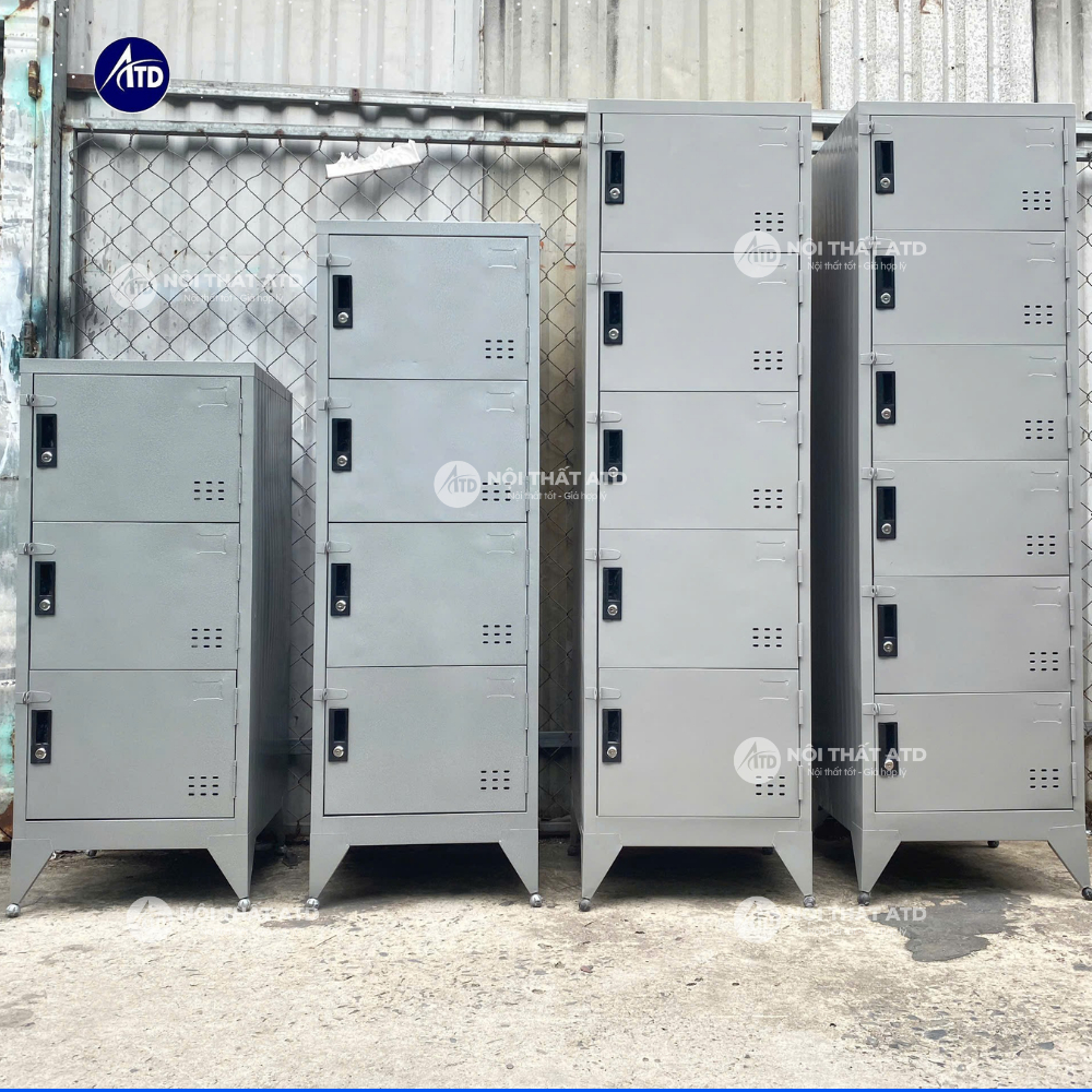Tủ Locker Sắt Nhiều Ngăn Giá Xưởng | Đựng Đồ Cá Nhân Văn Phòng | Tủ locker sắt