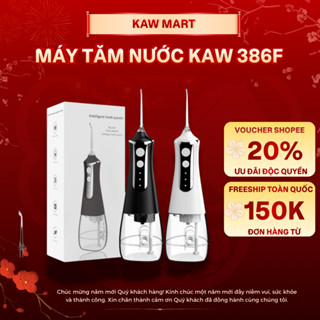 Tăm nước chính hãng KAW 3 chế độ vệ sinh răng miệng, tặng kèm 5 đầu tăm bảo hành chính hãng