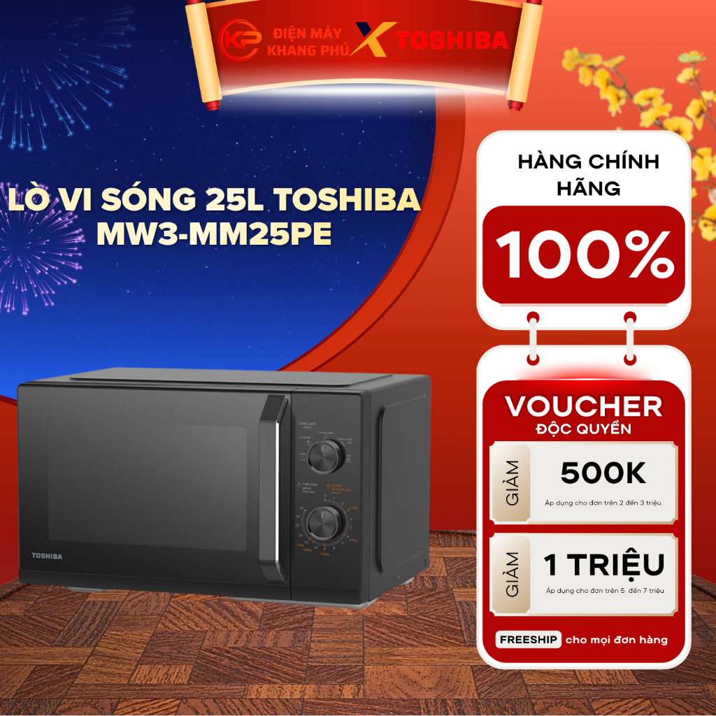 Lò vi sóng 25L Toshiba MW3-MM25PE