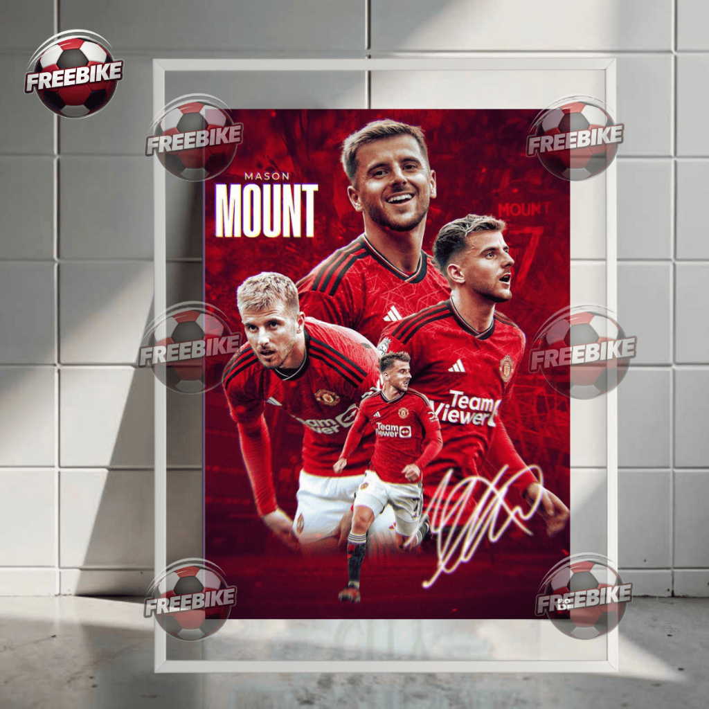 POSTER MASON MOUNT KHUNG BẰNG KÍNH PHA LÊ CAO CẤP