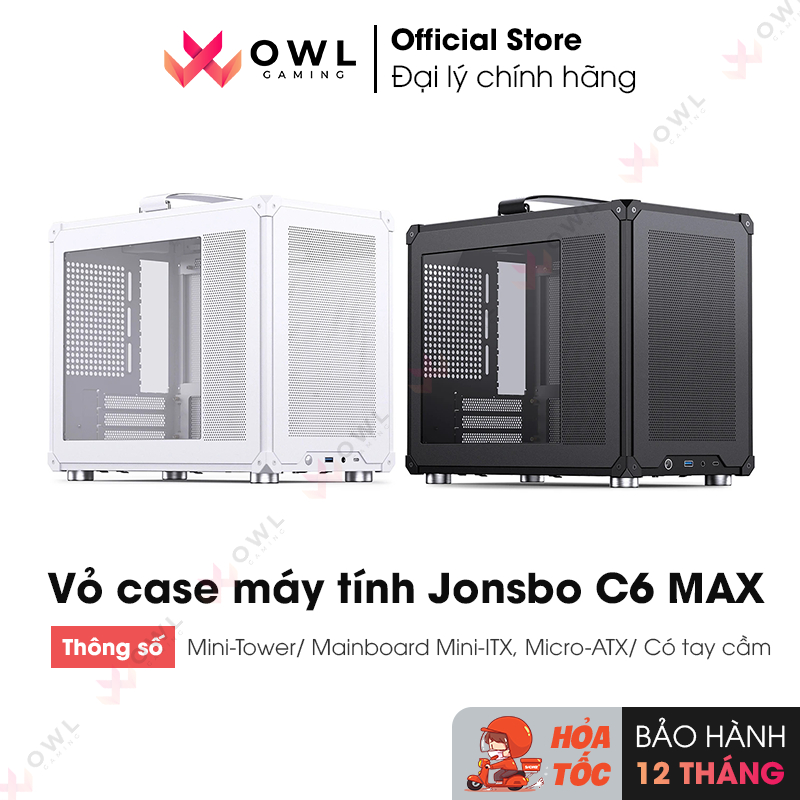 Vỏ case máy tính Jonsbo C6 MAX (hàng chính hãng)