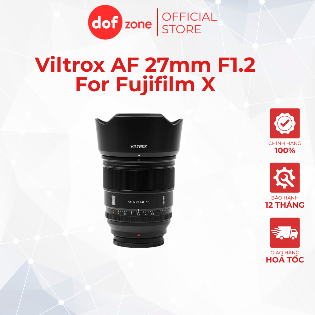 Viltrox AF 27mm F1.2 For Fujifilm - Chính Hãng