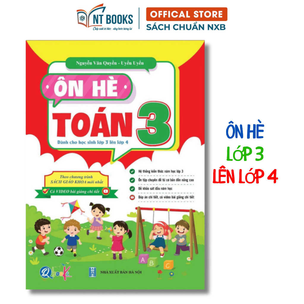 Sách - Ôn Hè Toán Lớp 3 - Dành cho học sinh lớp 3 lên lớp 4 (Theo chương trình sách giáo khoa mới nh