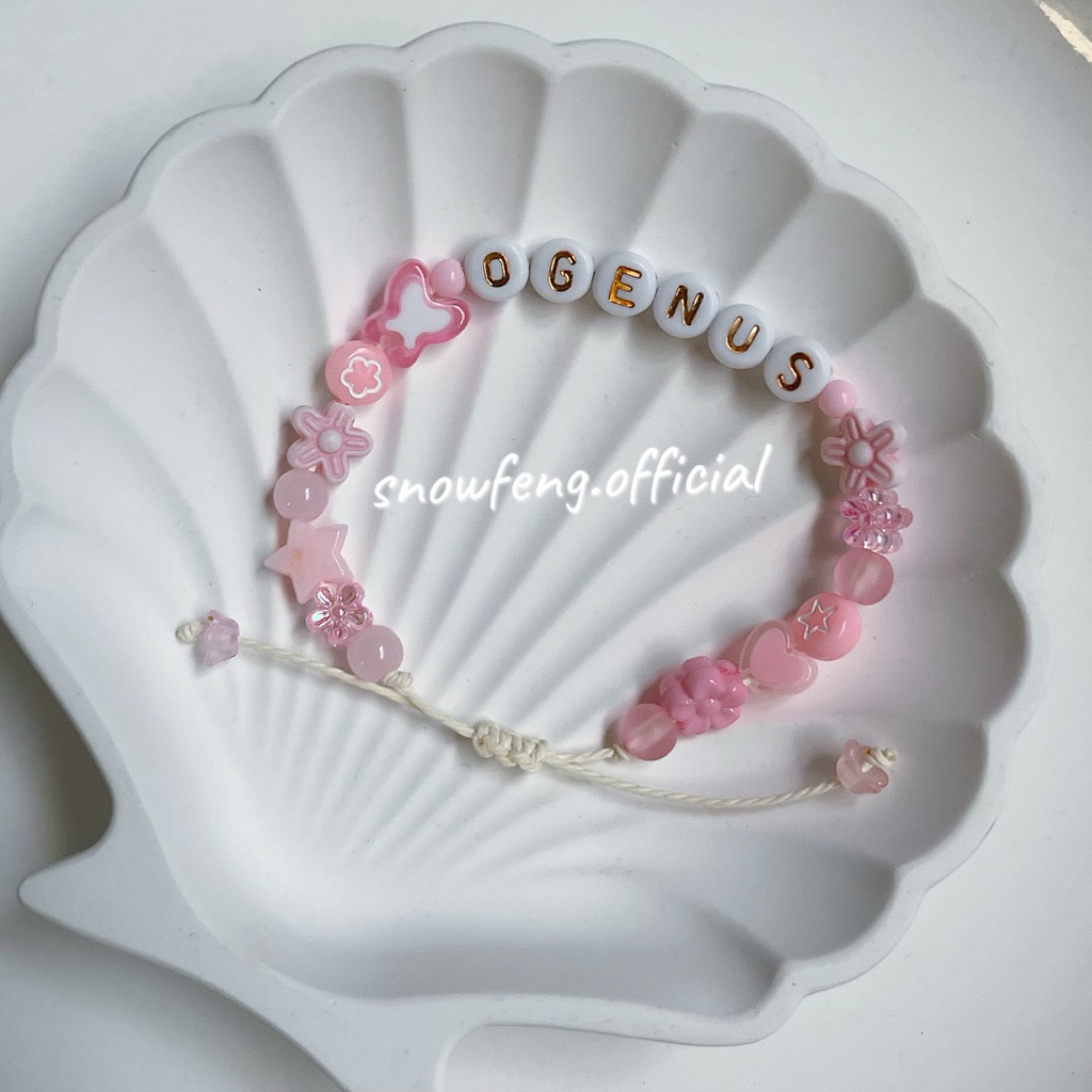 Vòng Tay OGENUS dây rút hồng