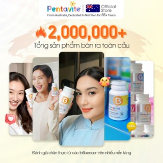 Pentavite Lemon Soda (30 viên) - Vitamin B Complex, tăng sức khỏe, miễn dịch, bổ sung dưỡng chất.