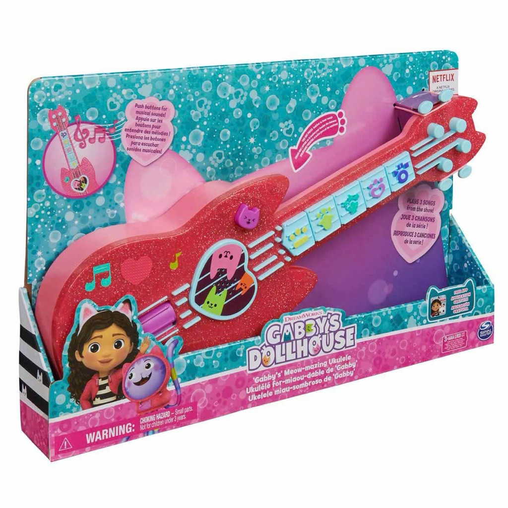 Đàn đồ chơi Gabby's dollhouse Meow mazing Ukulele