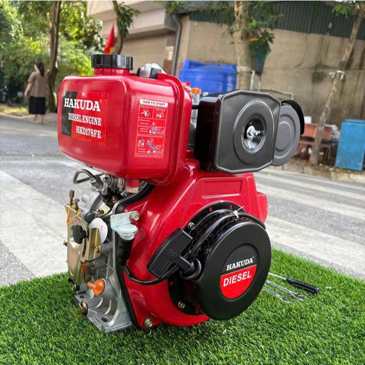 Động Cơ Diesel Hakuda HKD178FE 5.4HP Có Đề