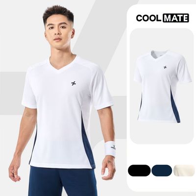 [MUA 2 GIẢM 5%]Áo thun Tshirt thể thao nam Pickleball Promax Sideflow cổ V-neck co giãn thấm hút tốt Coolmate