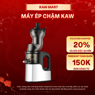 Máy ép chậm công nghiệp KAW 250W miệng cối lớn ép nguyên quả ép kiệt bã giữ nguyên dưỡng chất bảo hành 12 tháng