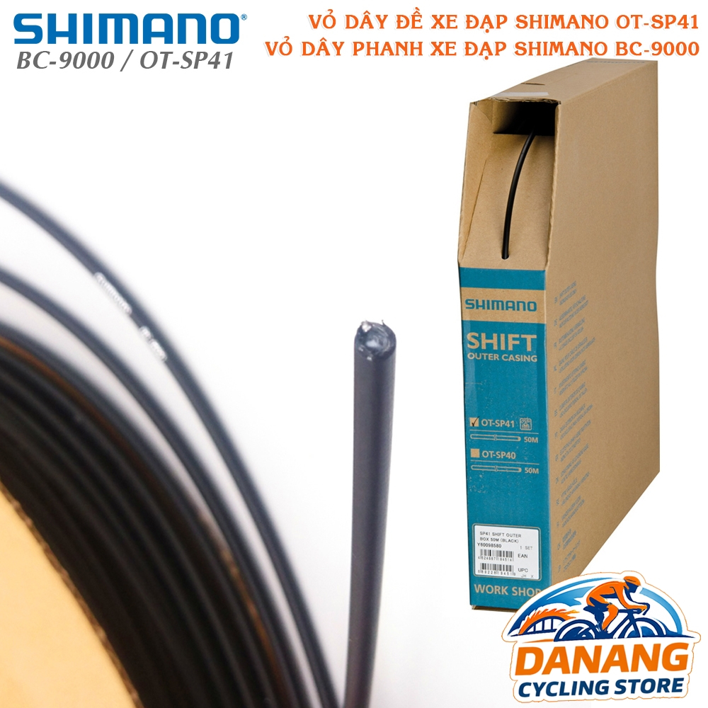Vỏ Dây Đề, Vỏ Dây Phanh Cao Cấp Xe Đạp SHIMANO – OT-SP41 / BC-9000 – Trượt Mượt, Bền