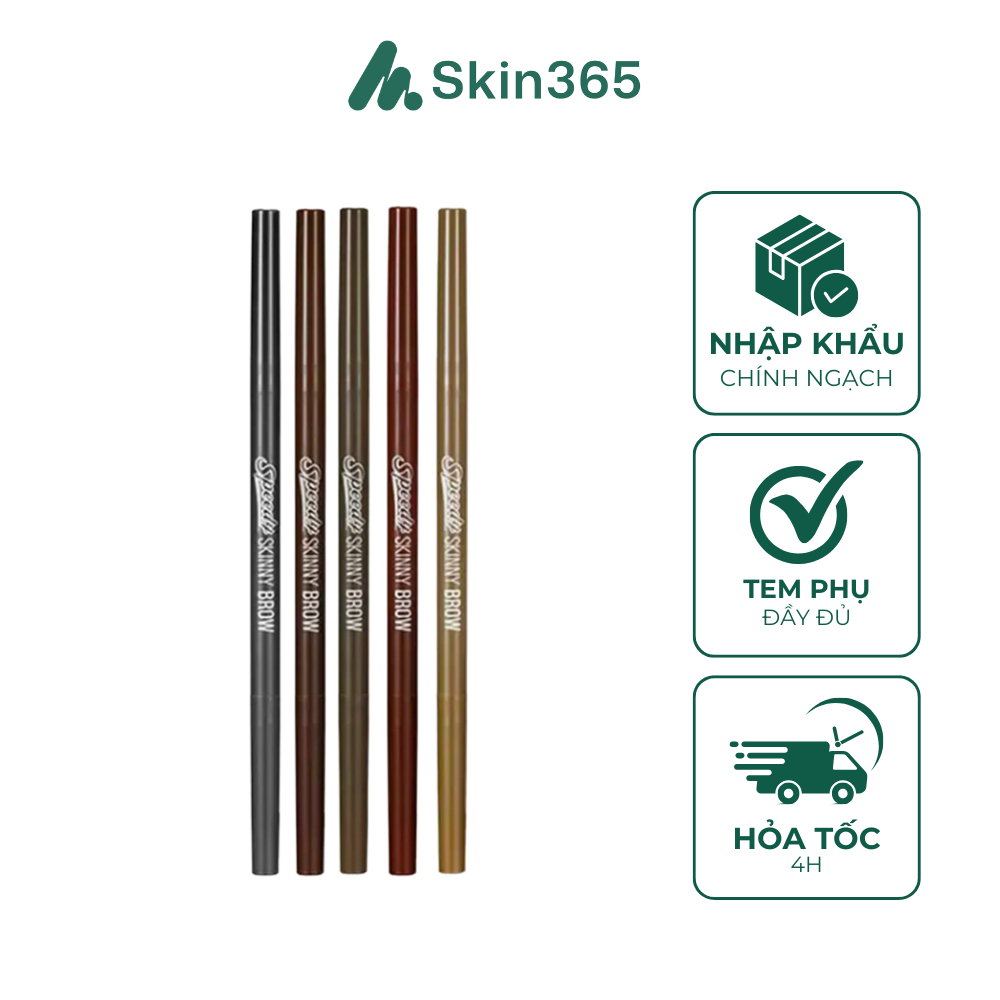 Chì Kẻ Mày Peripera Speedy Skinny Brow 0.05g Mảnh Tự Nhiên