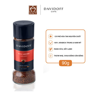Cà phê hòa tan davidoff café rich aroma - 100% hạt arabica - thơm nhẹ, chua đắng cân bằng