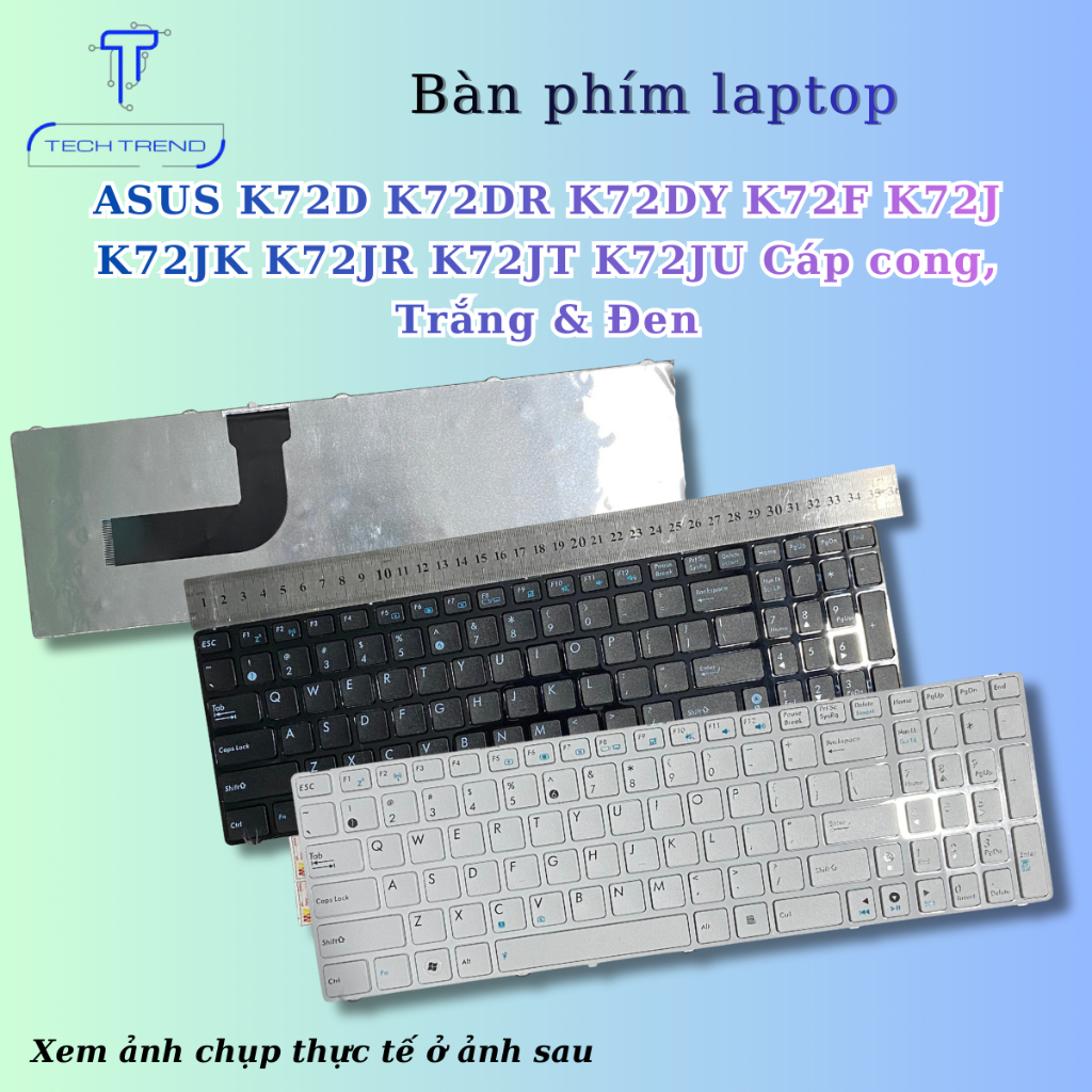 Bàn phím laptop Asus K72D K72DR K72DY K72F K72J K72JK K72JR K72JT K72JU(cáp công)