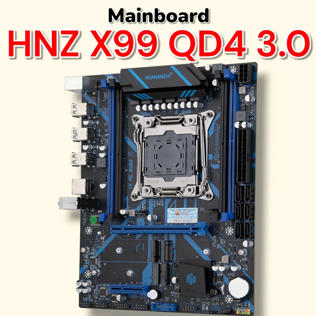 Mainboard Huananzhi X99 QD4 3.0 - Rẻ Nhất Sàn - Bo Mạch Chủ - 2nd Đẹp 95%