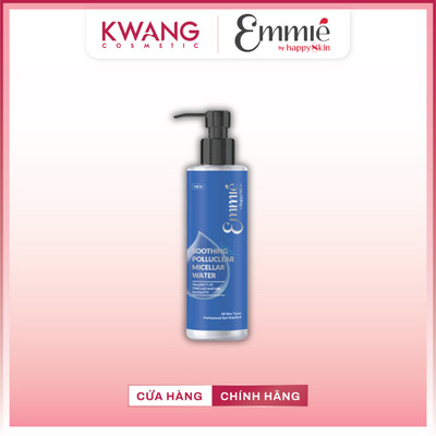 Nước Tẩy Trang Emmié by Happy Skin - Cleansing Gel 180ml Sạch Sâu và Dịu Nhẹ Chính hãng