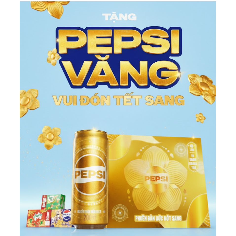 Pepsi vàng tết 2026, phiên bản đặc biệt, số lượng có hạng