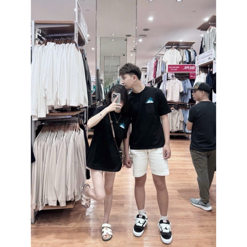 [New] Áo Thun Thêu Logo LOWE NGỌN LỬA Mix Túi Chất Cotton Form Rộng Thời Trang Nữ Nam 2026 | BigBuy360 - bigbuy360.vn