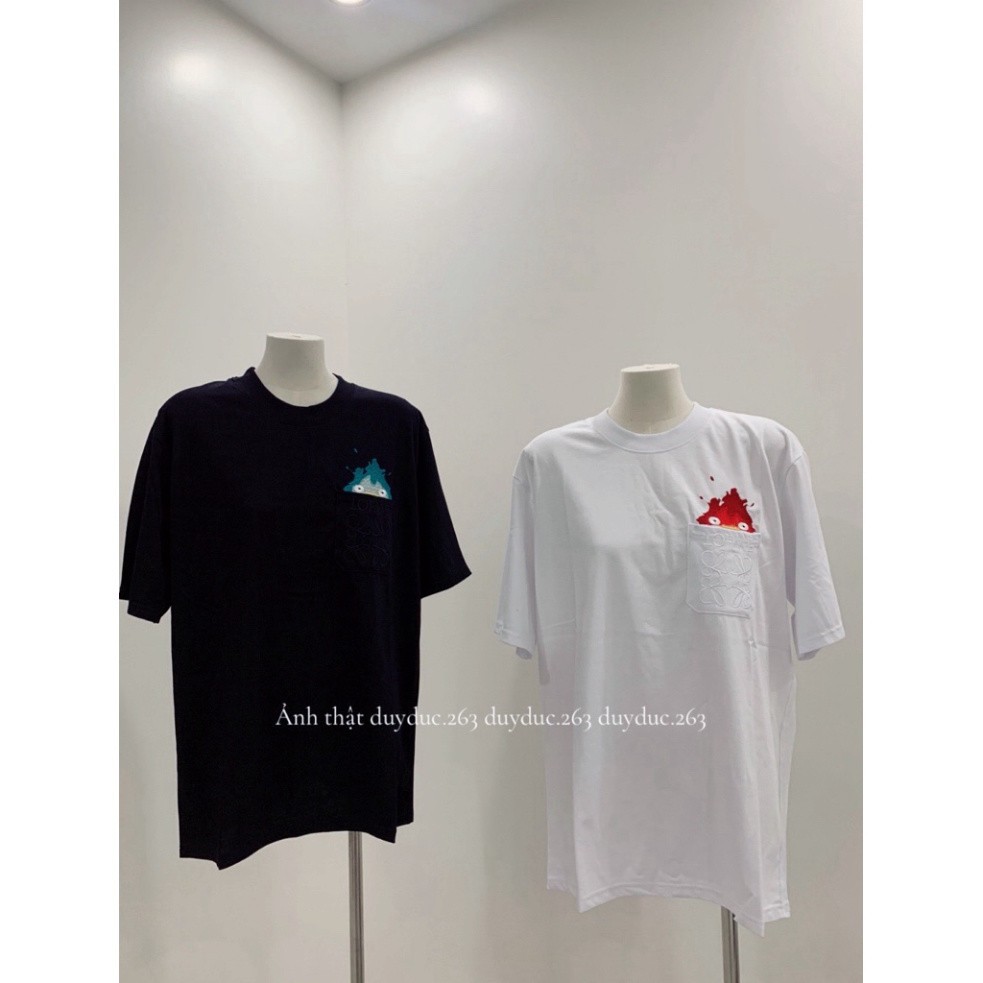 [New] Áo Thun Thêu Logo LOWE NGỌN LỬA Mix Túi Chất Cotton Form Rộng Thời Trang Nữ Nam 2026 | BigBuy360 - bigbuy360.vn