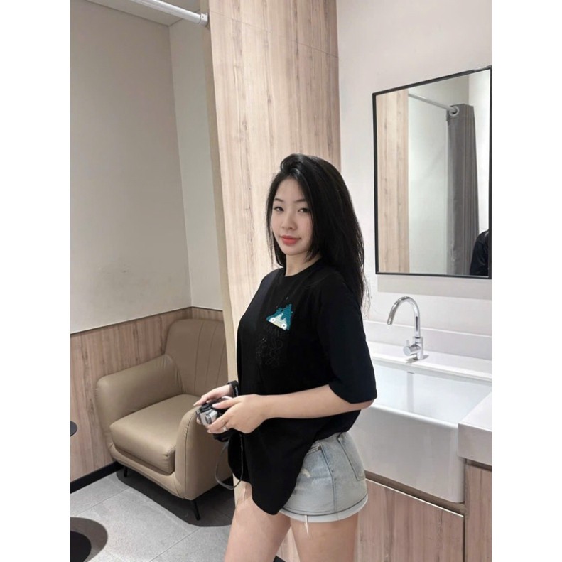 [New] Áo Thun Thêu Logo LOWE NGỌN LỬA Mix Túi Chất Cotton Form Rộng Thời Trang Nữ Nam 2026 | BigBuy360 - bigbuy360.vn