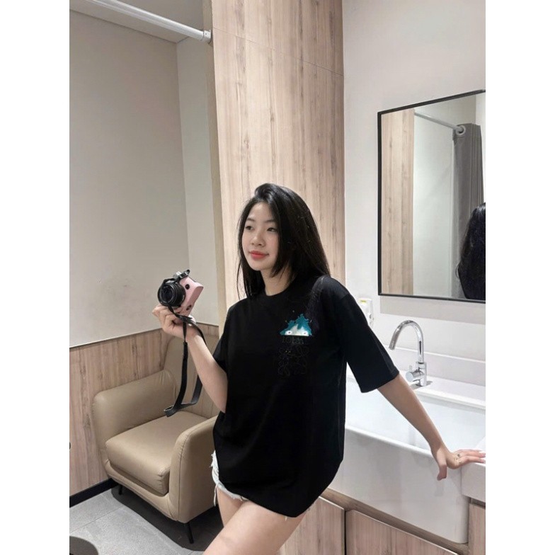 [New] Áo Thun Thêu Logo LOWE NGỌN LỬA Mix Túi Chất Cotton Form Rộng Thời Trang Nữ Nam 2026 | BigBuy360 - bigbuy360.vn