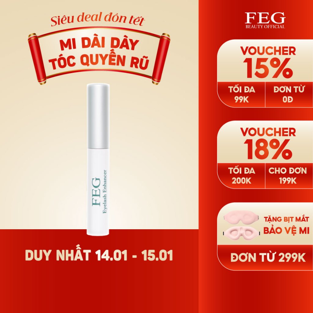 Dưỡng mi FEG EYELASH ENHANCER DƯỠNG MI DÀI_3ml