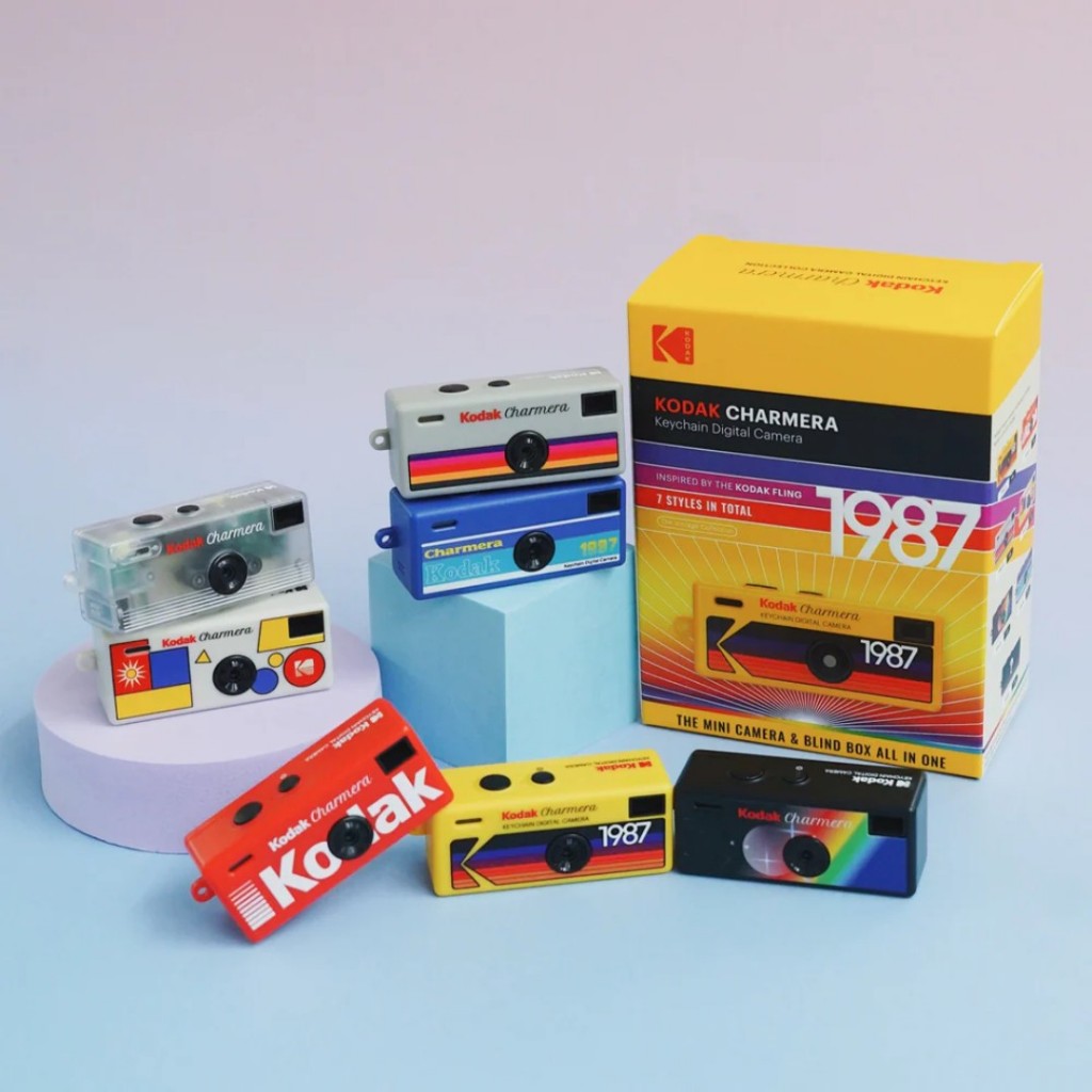 Máy Ảnh Kỹ Thuật Số Mini Kodak Charmera - Móc Khóa Retro (Blind Box) - Chụp Ảnh & Quay Phim Lo-fi