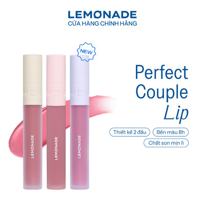 Son kem mịn lì thuần chay LEMONADE Perfect Couple Lip 3.5g