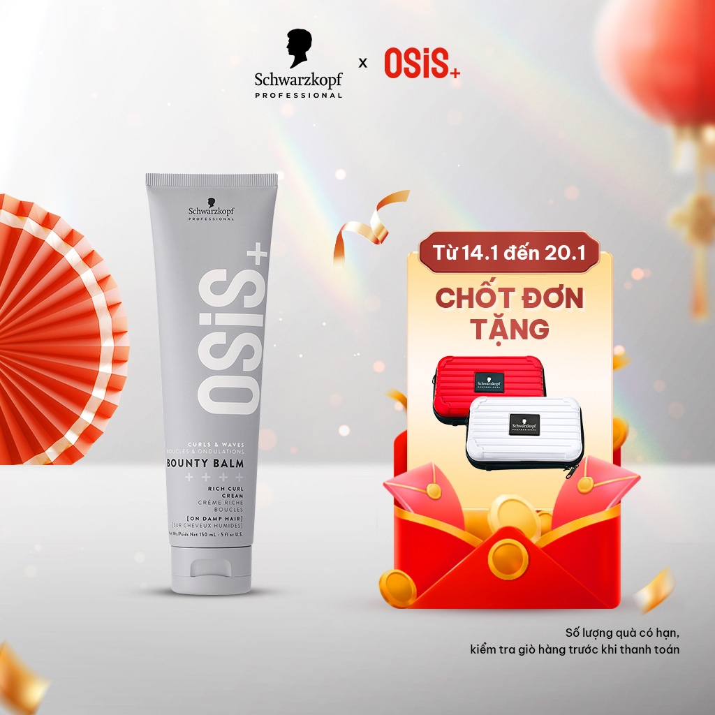 Kem Tạo Lọn Và Sóng Xoăn Mềm Mượt OSiS+ BOUNTY BALM 150ml (L0)