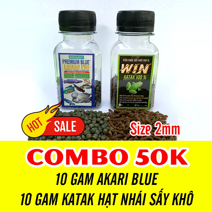 Cám Akari Blue - Tăng màu xanh & Vây Kỳ Lóc Lạnh