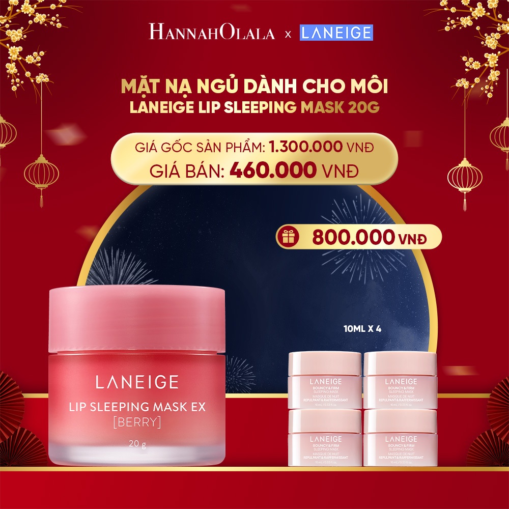 [LANEIGE X KOL] Mặt nạ ngủ dành cho môi Laneige Lip Sleeping Mask 20G_Berry
