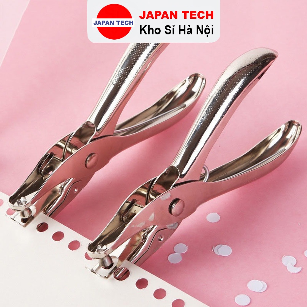 Kìm Bấm Lỗ Giấy Refill - Dụng Cụ Bấm Lỗ - Làm Sổ Còng Sổ Tiện Dụng Đầu 6mm