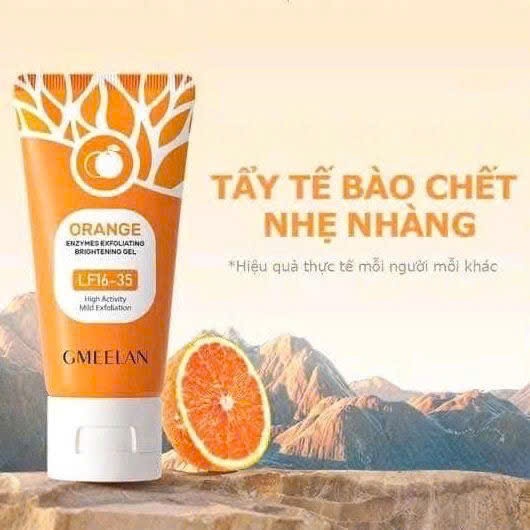 Tẩy tế bào chết orange gmeelan 50ml màu cam