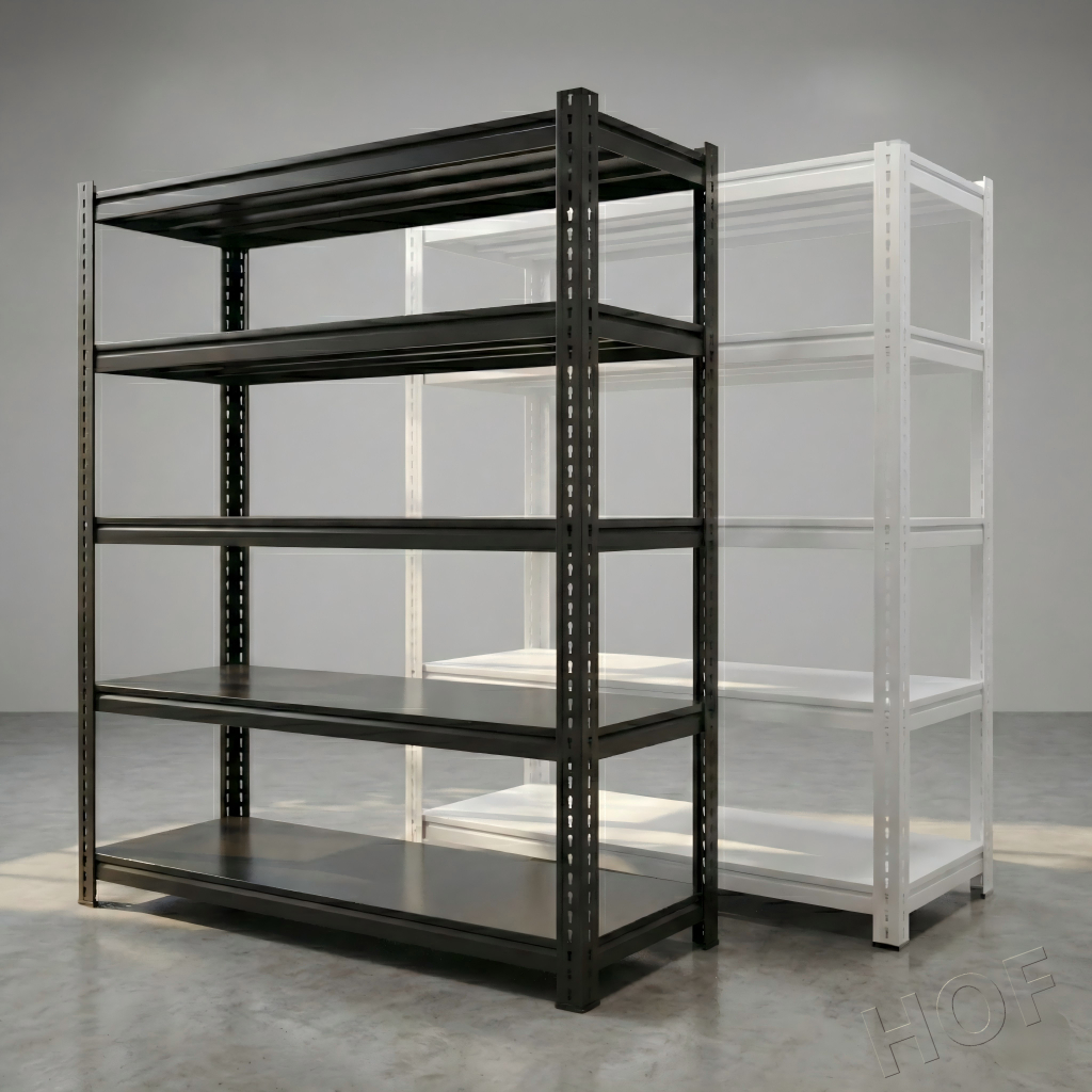 HOF Kệ sắt V lỗ đa năng 3 4 5 tầng toàn bộ bằng sắt chịu tải 500kg lắp ráp dễ dàng