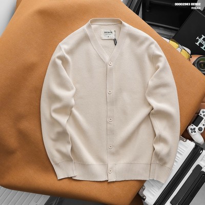 [FORM THOẢI MÁI] Áo khoác len nam Heboz #cardigan2 2M, áo len dài tay nút gài rộng rãi - 00002983
