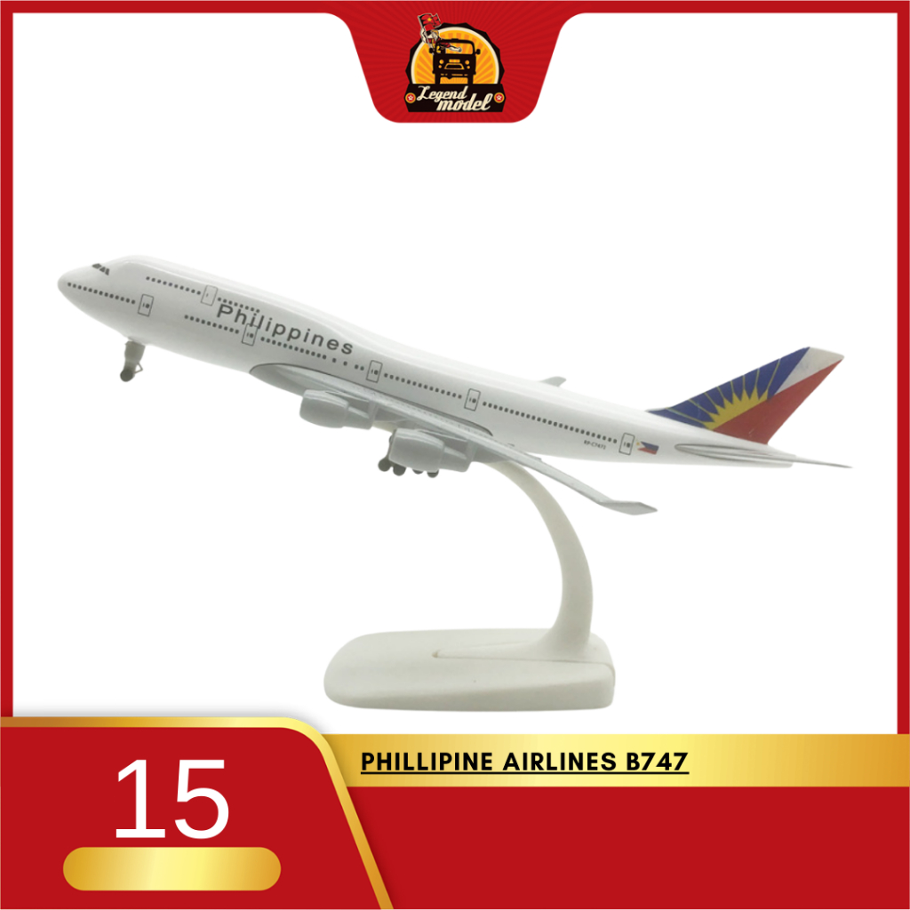 Mô hình máy bay Philippines Airlines Boeing 747 20cm