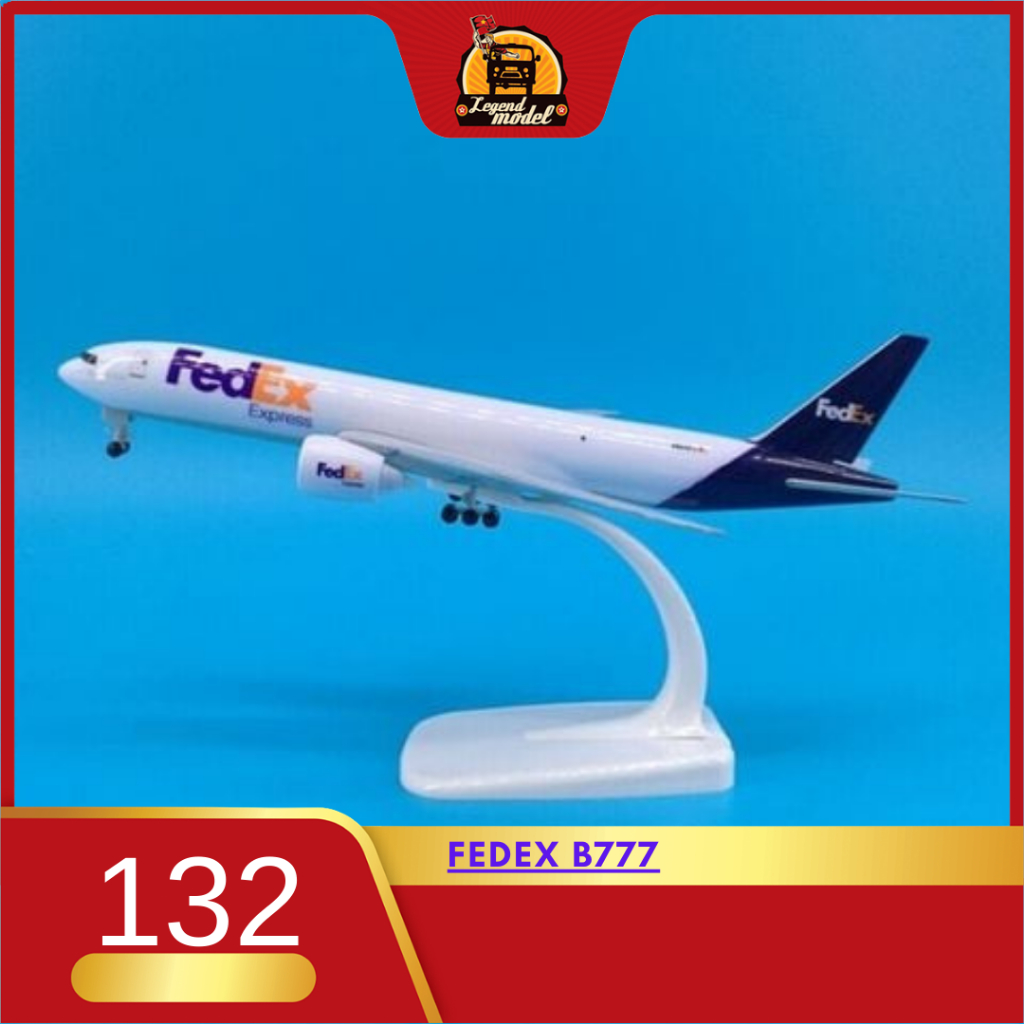 Mô hình máy bay FeDex Boeing 777 20cm