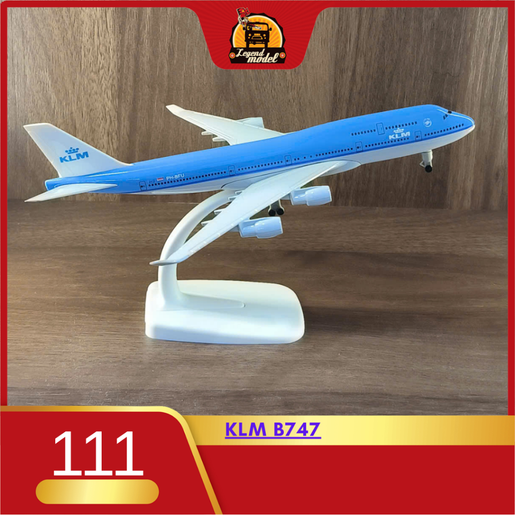 Mô hình máy bay KLM Airlines 20cm