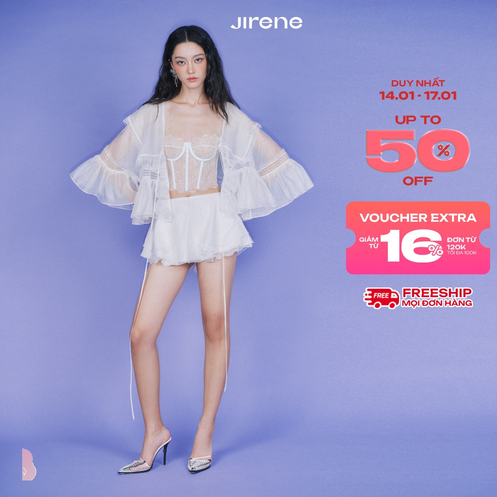 UP TO 70% + VC HOT 200K ||Jirene - Áo bra cúp ngực FAIRY LILY BRA