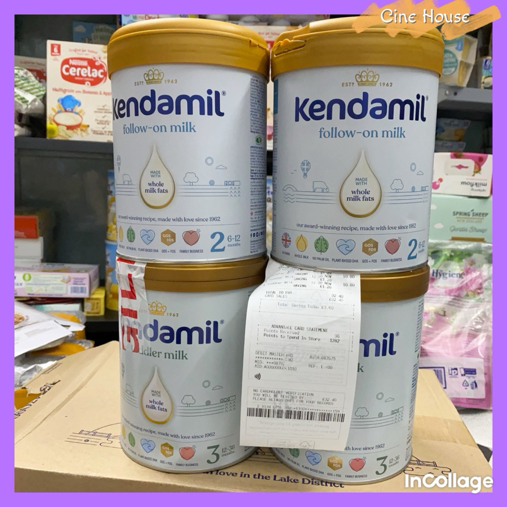 Sữa kendamil Classic hàng nội địa UK lon 800gr