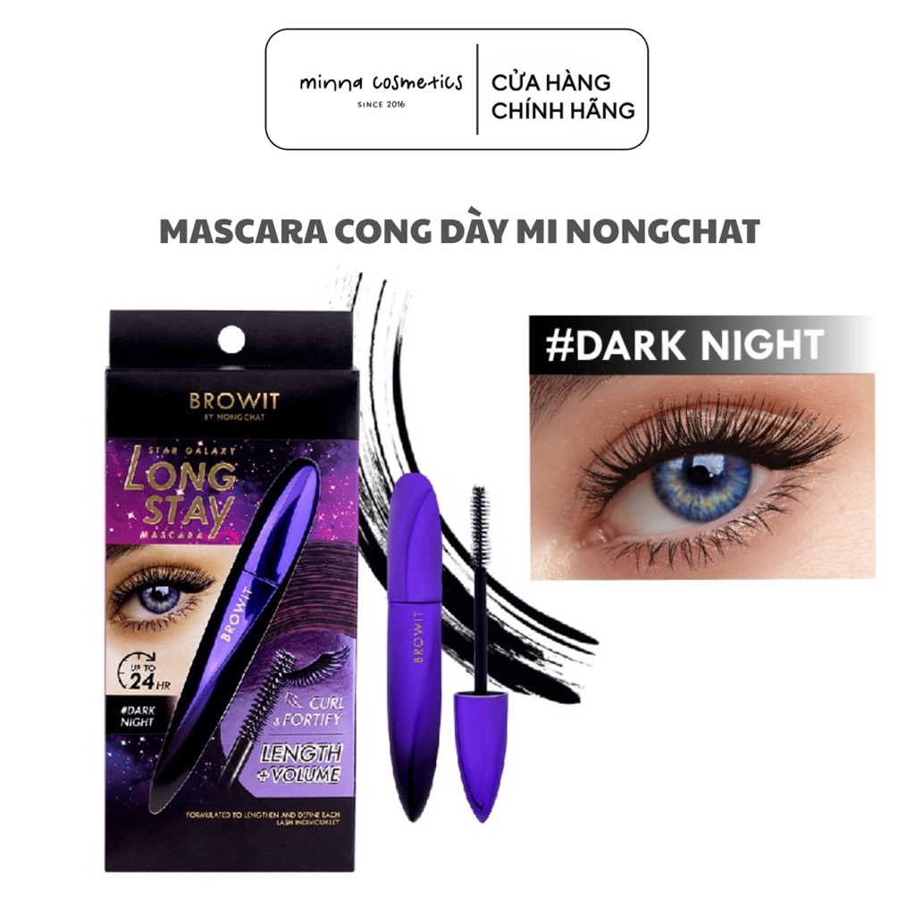 [Nongchat] Mascara Dày Mi Star Galaxy Long Stay, Mascara Dày Mi Browit By Nongchat Chống Nước, Lâu T