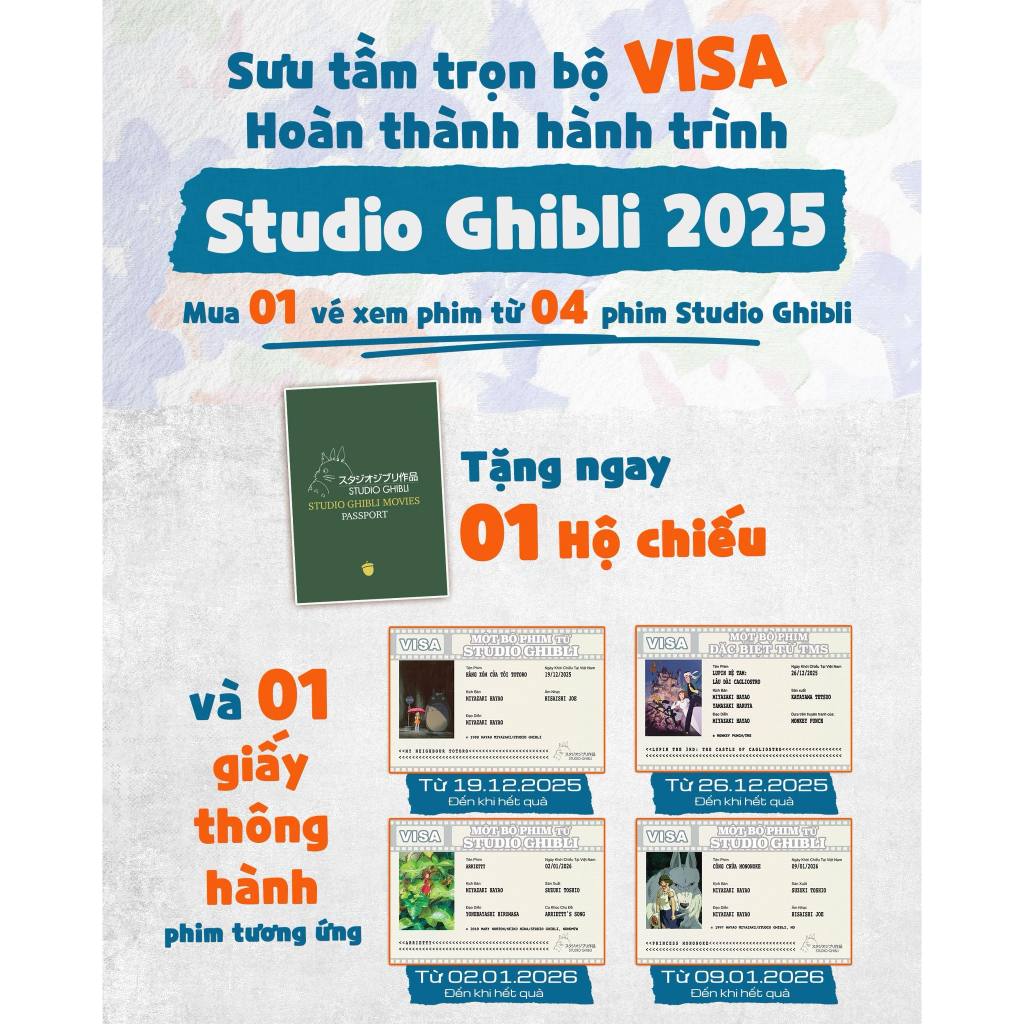 [CGV x GHIBLI] PASSPORT & VISA STUDIO