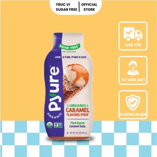 Siro Caramel Hữu Cơ PYURE Không Đường | PYURE Organic Caramel Syrup