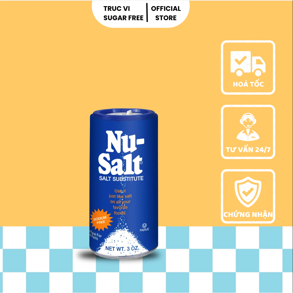 GIA VỊ THAY THẾ MUỐI Nu-Salt | Nu-Salt SALT SUBSTITUTE Sodium Free