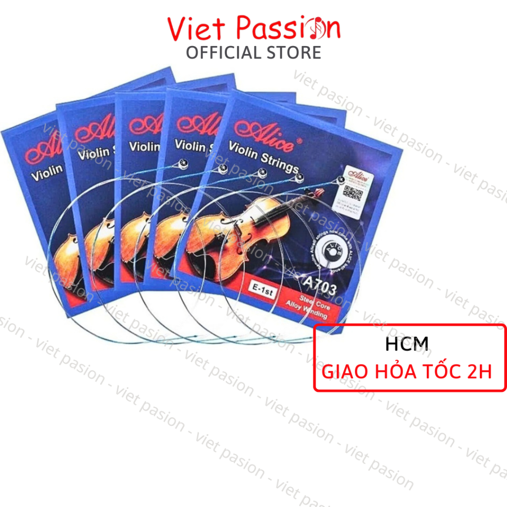 Dây đàn Violon String Alice A703 chính hãng bộ 4 dây Viet Passion HCM
