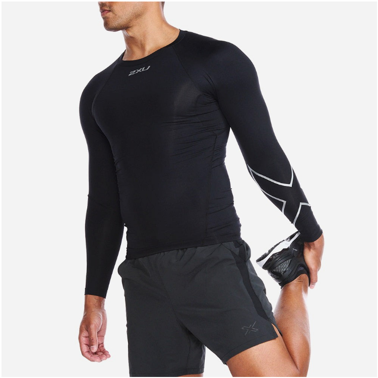 Áo Bó Cơ Nam 2XU Core Compression Long Sleeve - Black